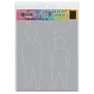 Dylusions 9" x 12" Silhouette Stencil - Otis [DYS75363]