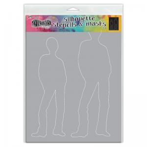 Dylusions 9" x 12" Silhouette Stencil - Tom [DYS75370]