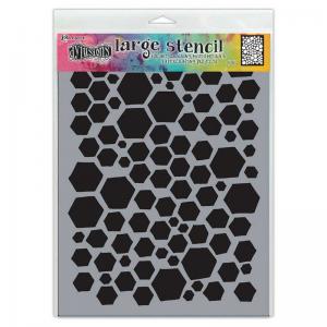 Dylusions 9" x 12" Stencil - Behave [DYS77985]
