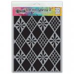 Dylusions 9" x 12" Stencil - Diamonds Are Forever [DYS75318]