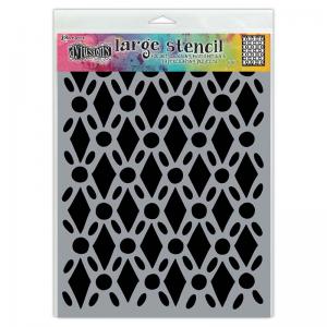 Dylusions 9" x 12" Stencil - Fancy Floor [DYS71501]