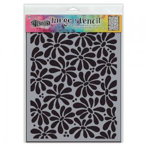 Dylusions 9" x 12" Stencil - Field Of Daisies [DYS87571]