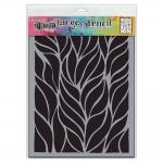 Dylusions 9" x 12" Stencil - Fronds Of Fun [DYS87588]