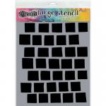 Dylusions 9" x 12" Stencil - Grid [DYS68693]