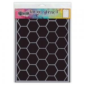 Dylusions 9" x 12" Stencil - Hexicomb [DYS85058]