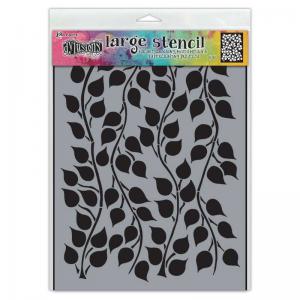Dylusions 9" x 12" Stencil - Leaf It Out [DYS79804]