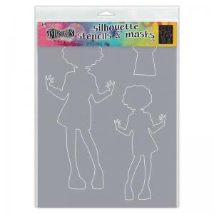 Dylusions 9" x 12" Stencil - Maisie [DYS65302]