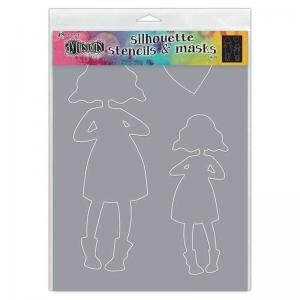 Dylusions 9" x 12" Stencil - Martha [DYS65319]