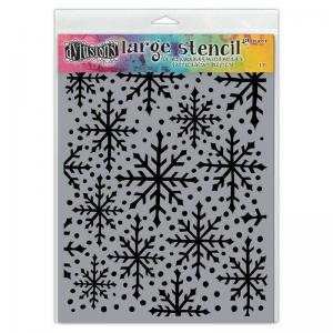 Dylusions 9" x 12" Stencil - Snowflake [DYS63742]