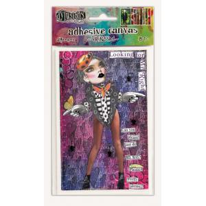 Dylusions Adhesive Canvas - Printed Set 2 [DYA52760]