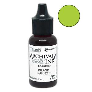 Dylusions Archival Ink Reinker - Island Parrot