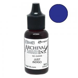 Dylusions Archival Ink Reinker - Just Indigo