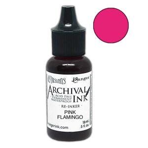 Dylusions Archival Ink Reinker - Pink Flamingo