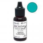 Dylusions Archival Ink Reinker - Vibrant Turquoise