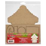 Dylusions Artboard - Gingerbread Village - Village Cutout #1 [DYV001]