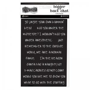 Dylusions Bigger Back Chat Stickers - Christmas [DYA81807]