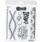 Dylusions Unmounted Rubber Stamps - Anatomy Of A Page [DYR53644]