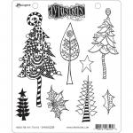 Dylusions Unmounted Rubber Stamps - Wood For The Trees [DYR65258]