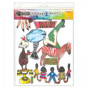 Dylusions Collage Sheets - Set 4 [DYA76377]