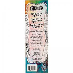 Dylusions Coloring Sheets - Borders & Quotes [DYA55228]