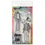 Dylusions Couture Collection Clear Stamps - Man About Town Duo [DYB78371]