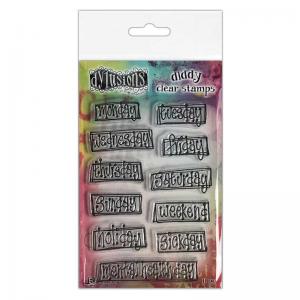 Dylusions Diddy Clear Stamp Set - Ooh What A Day! [DYB80039]