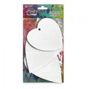 Dylusions Dyamond Boards - Hearts, Large [DYM86734]