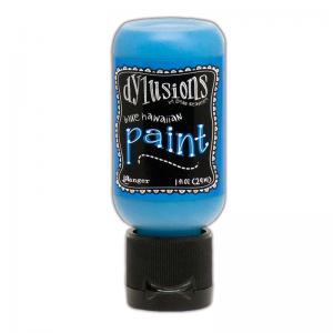 Dylusions Paint 1 Ounce Bottle - Blue Hawaiian