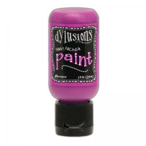 Dylusions Paint 1 Ounce Bottle - Funky Fuchsia
