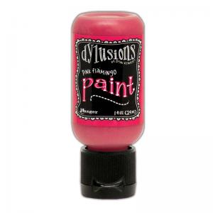 Dylusions Paint 1 Ounce Bottle - Pink Flamingo