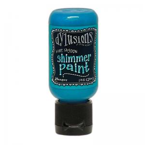 Dylusions SHIMMER Paint 1 Ounce Bottle - Blue Lagoon