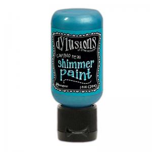Dylusions SHIMMER Paint 1 Ounce Bottle - Calypso Teal