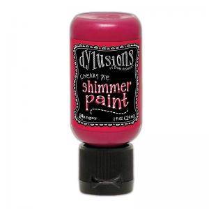 Dylusions SHIMMER Paint 1 Ounce Bottle - Cherry Pie