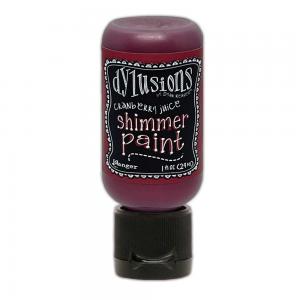 Dylusions SHIMMER Paint 1 Ounce Bottle - Cranberry Juice
