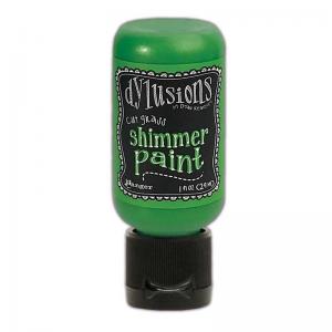 Dylusions SHIMMER Paint 1 Ounce Bottle - Cut Grass