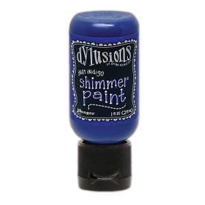 Dylusions SHIMMER Paint 1 Ounce Bottle - Just Indigo