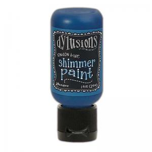 Dylusions SHIMMER Paint 1 Ounce Bottle - London Blue