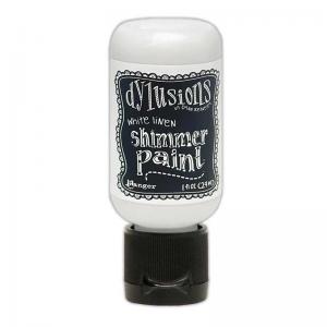Dylusions SHIMMER Paint 1 Ounce Bottle - White Linen