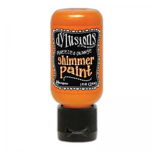 Dylusions SHIMMER Paint 1 Ounce Bottle - Squeezed Orange