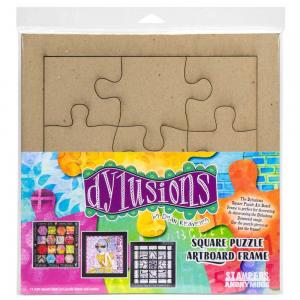 Dylusions Square Puzzle Artboard Frame [DYPZ]