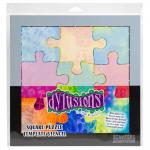 Dylusions Square Puzzle Template Stencil [DYPZS]