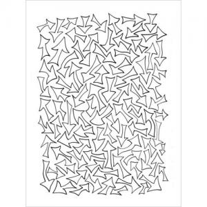 Dylusions 9" x 12" Stencil - Arrows [DYS44260]