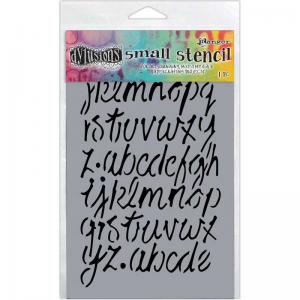 Dylusions 5" x 8" Stencil - Modern Script [DYS55624]
