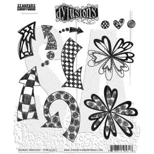 Dylusions Unmounted Rubber Stamps - Blonde Moments [DYR10047]