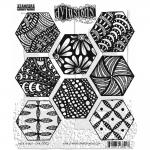 Dylusions Unmounted Rubber Stamps - Build A Quilt [DYR10002]