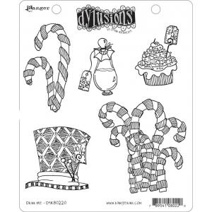 Dylusions Unmounted Rubber Stamps - Drink Me [DYR80220]