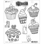 Dylusions Unmounted Rubber Stamps - Eat Me [DYR80237]
