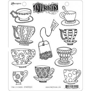 Dylusions Unmounted Rubber Stamps - Fancy A Cuppa [DYR80251]