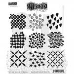 Dylusions Unmounted Rubber Stamps - Get Your Rocks On [DYR10014]