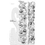 Dylusions Unmounted Rubber Stamps - Halloween Borders [DYR10054]